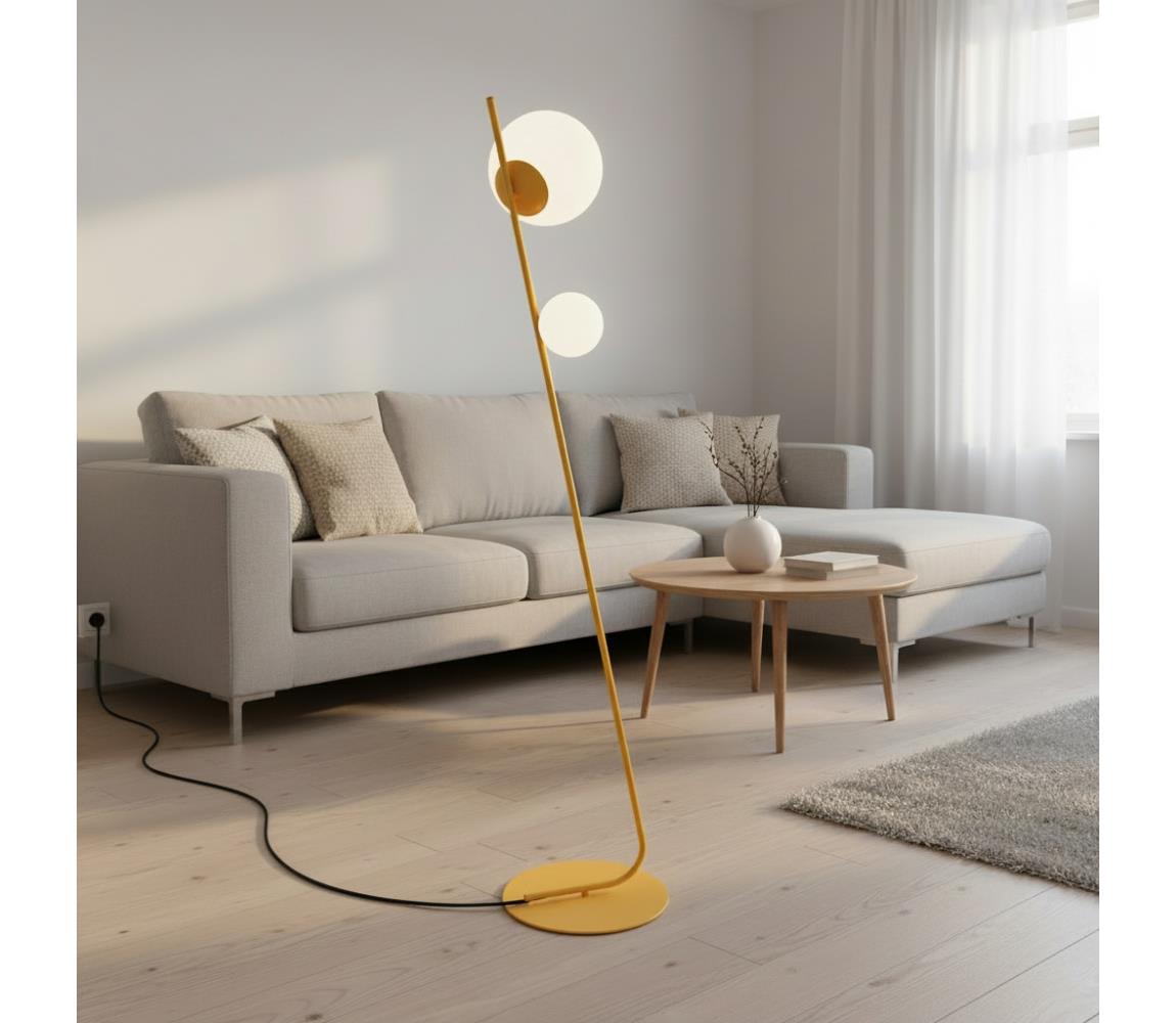 EMIBIG Stojacia lampa TATU 2xG9/8W/230V oranžová 1507/LP2