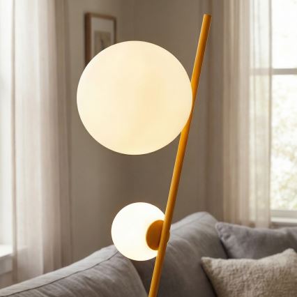 Stojacia lampa TATU 2xG9/8W/230V oranžová