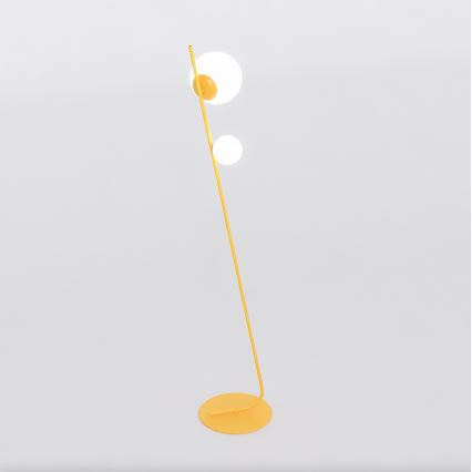 Stojacia lampa TATU 2xG9/8W/230V oranžová