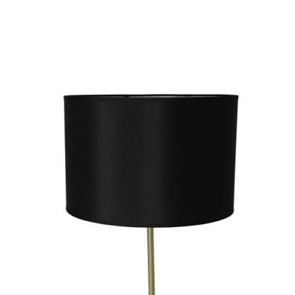 Stojacia lampa TEGOLA 1xE27/60W/230V čierna/zlatá