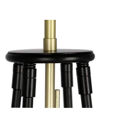 Stojacia lampa TEGOLA 1xE27/60W/230V čierna/zlatá