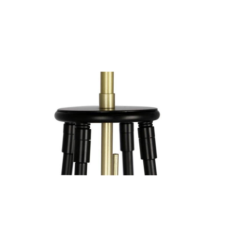 Stojacia lampa TEGOLA 1xE27/60W/230V čierna/zlatá