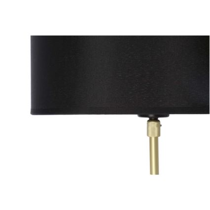 Stojacia lampa TEGOLA 1xE27/60W/230V čierna/zlatá
