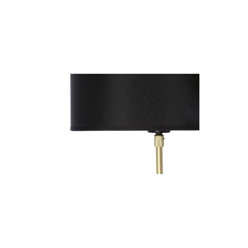 Stojacia lampa TEGOLA 1xE27/60W/230V čierna/zlatá