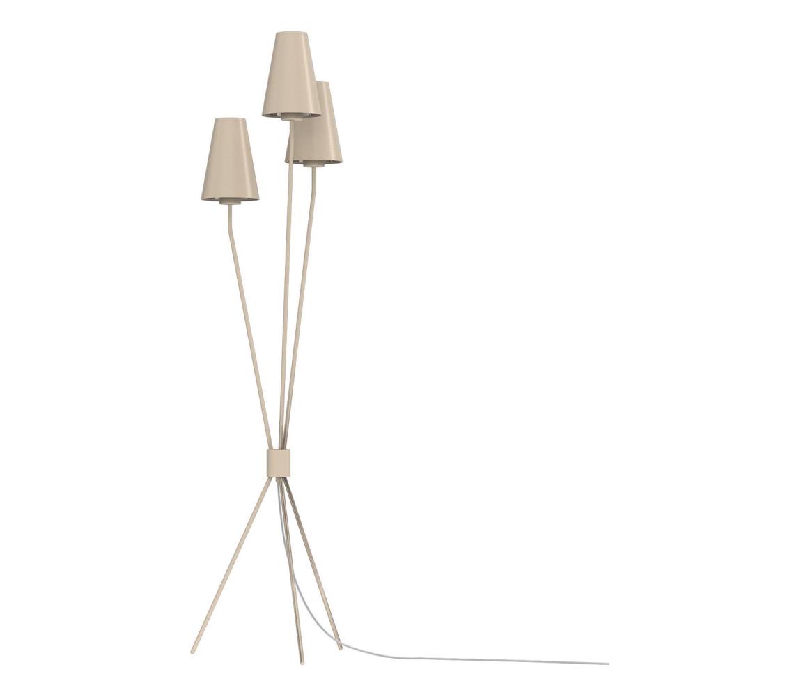 Stojacia lampa TREFOT 3xE14/15W/230V béžová 4634