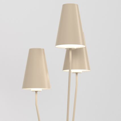 Stojacia lampa TREFOT 3xE14/15W/230V béžová