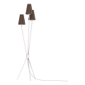 Stojacia lampa TREFOT 3xE14/15W/230V hnedá/krémová