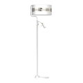 Stojacia lampa ULTIMO 1xE27/40W/230V + 1xGU10/MR11/7W biela