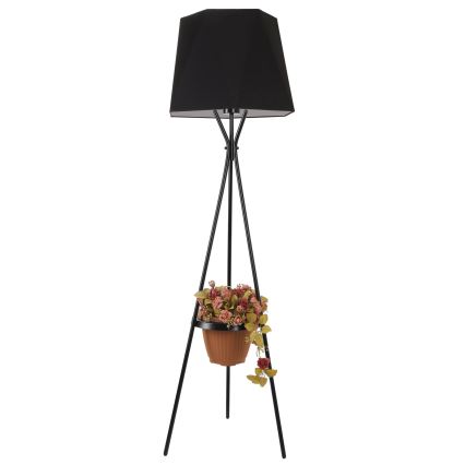 Stojacia lampa VENEDIK 1xE27/60W/230V čierna