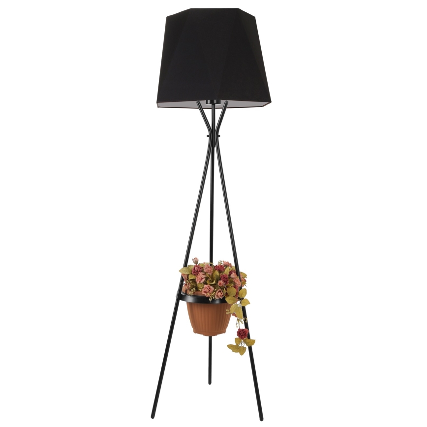 Stojacia lampa VENEDIK 1xE27/60W/230V čierna