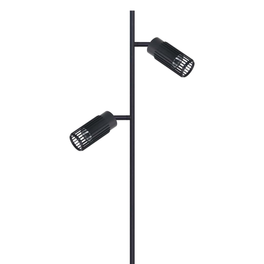 Stojacia lampa VERTICAL 2xGU10/8W/230V čierna