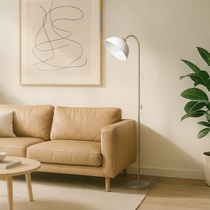 Stojacia lampa ZACK 1xE27/60W/230V béžová