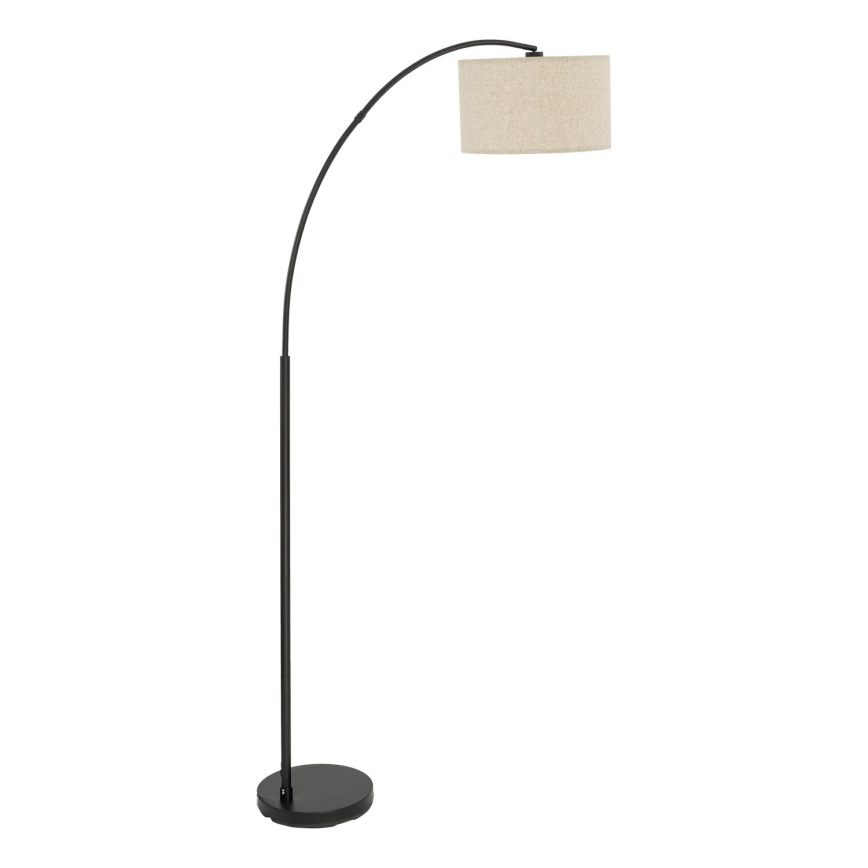 Stojacia lampa ZENITH 1xE27/15W/230V čierna/béžová