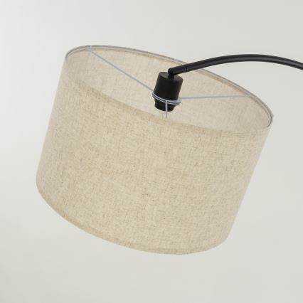 Stojacia lampa ZENITH 1xE27/15W/230V čierna/béžová