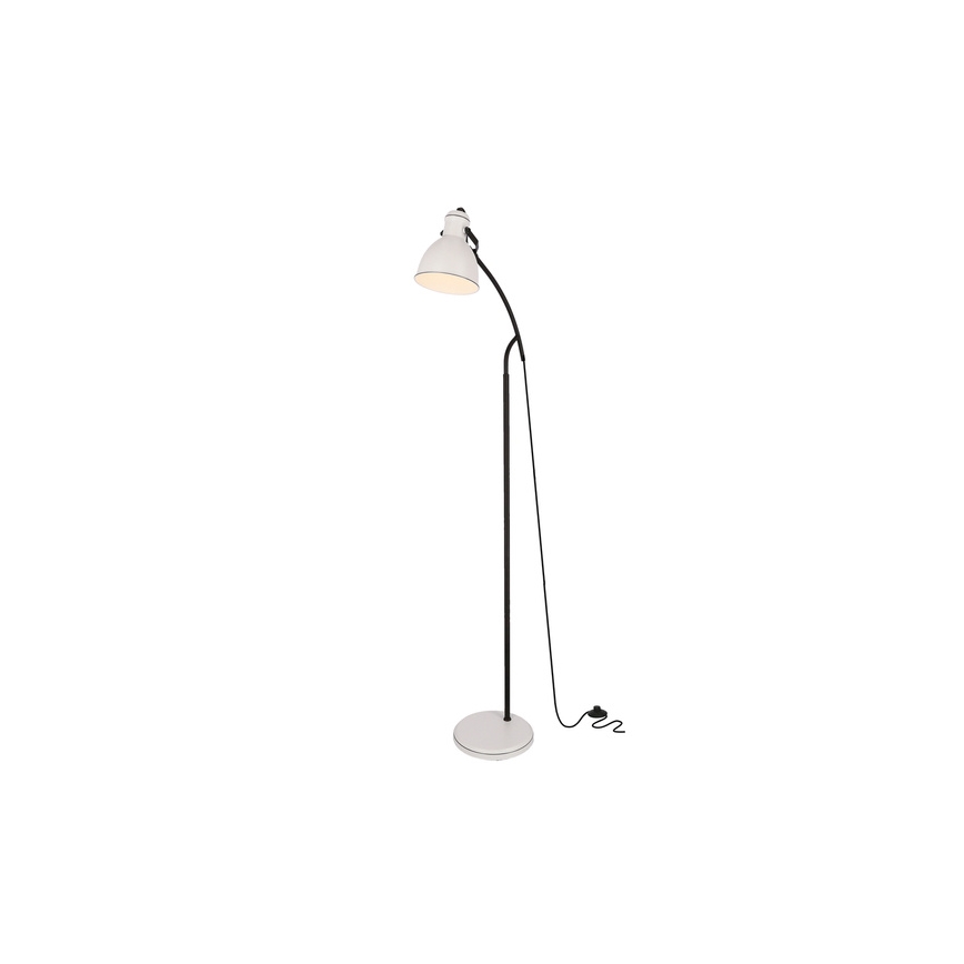Stojacia lampa ZUMBA 1xE27/40W/230V biela/čierna