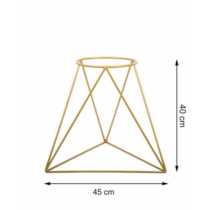 Stojan na kvetináč TRIANGL 40x45 cm zlatá