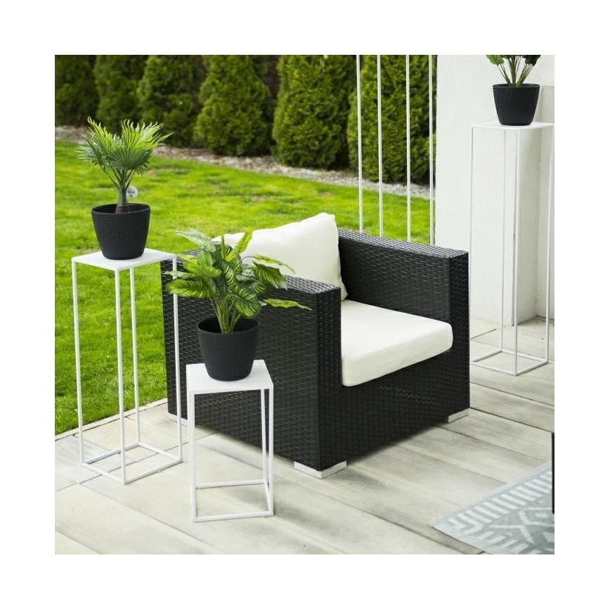 Stojan na kvety 40x24 cm biela