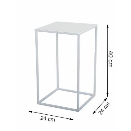 Stojan na kvety 40x24 cm biela