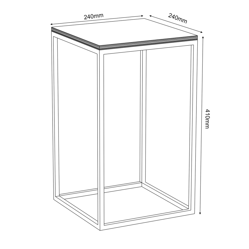 Stojan na kvety 40x24 cm biela