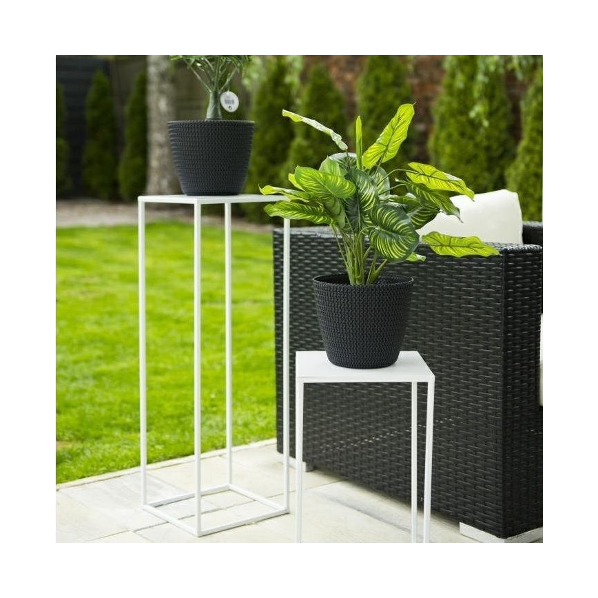Stojan na kvety 70x24 cm biela