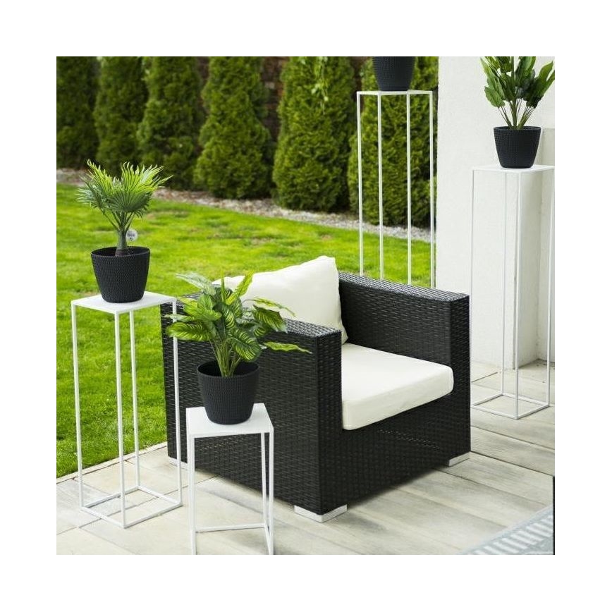 Stojan na kvety 70x24 cm biela