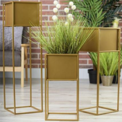 Stojan na kvety 70x24 cm zlatá