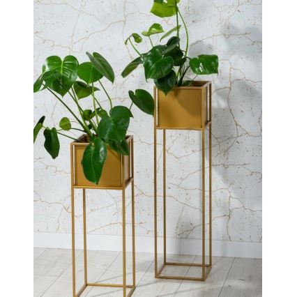 Stojan na kvety 70x24 cm zlatá