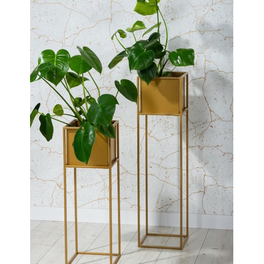 Stojan na kvety 70x24 cm zlatá