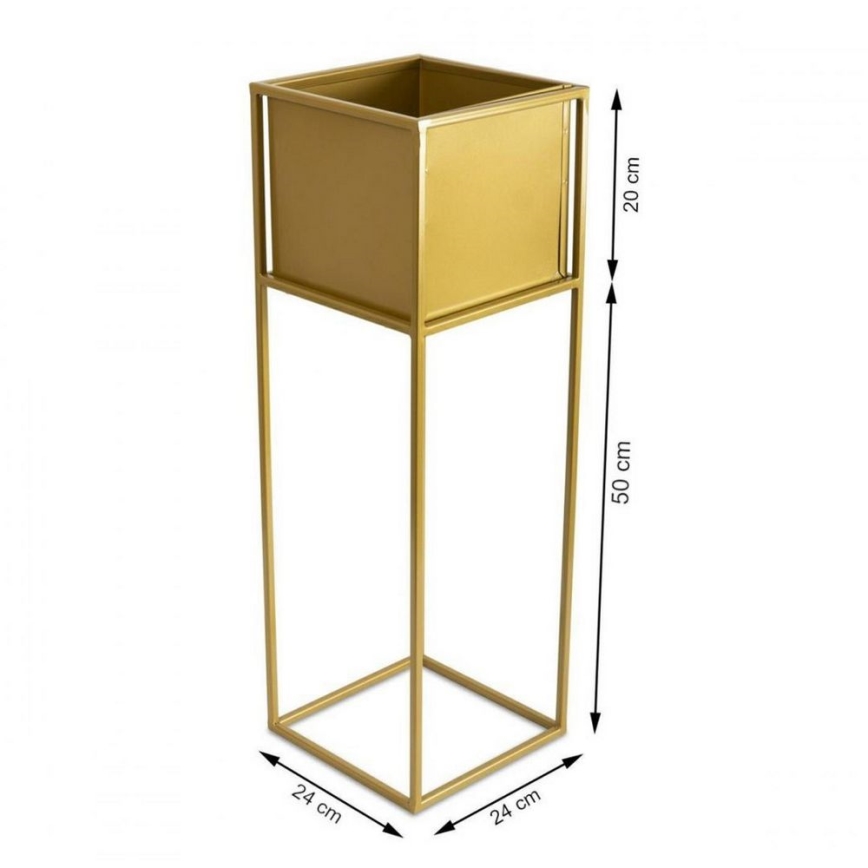 Stojan na kvety 70x24 cm zlatá