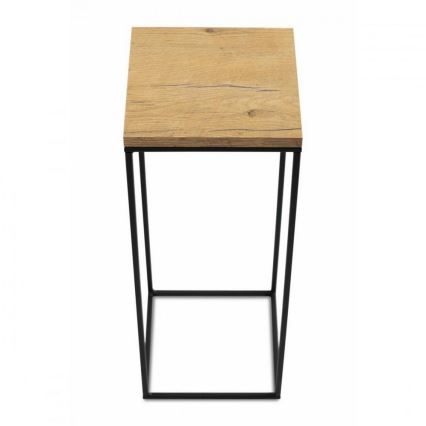 Stojan na kvety BASICLOFT 60x24 čierna/hnedá