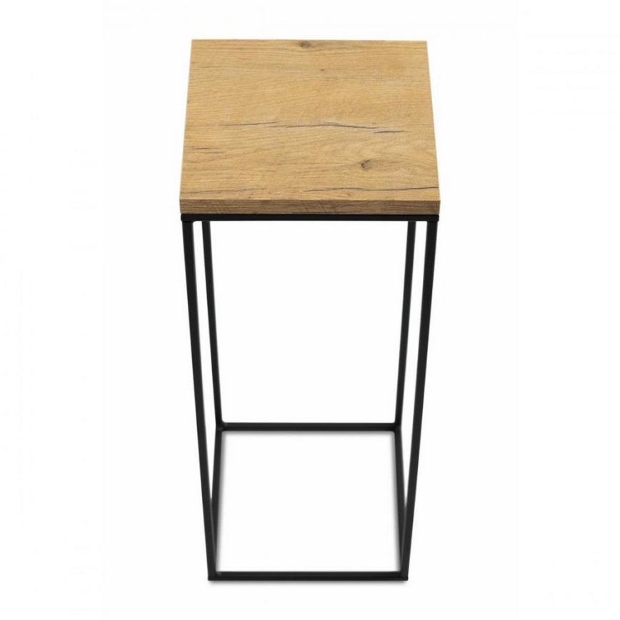Stojan na kvety BASICLOFT 60x24 čierna/hnedá