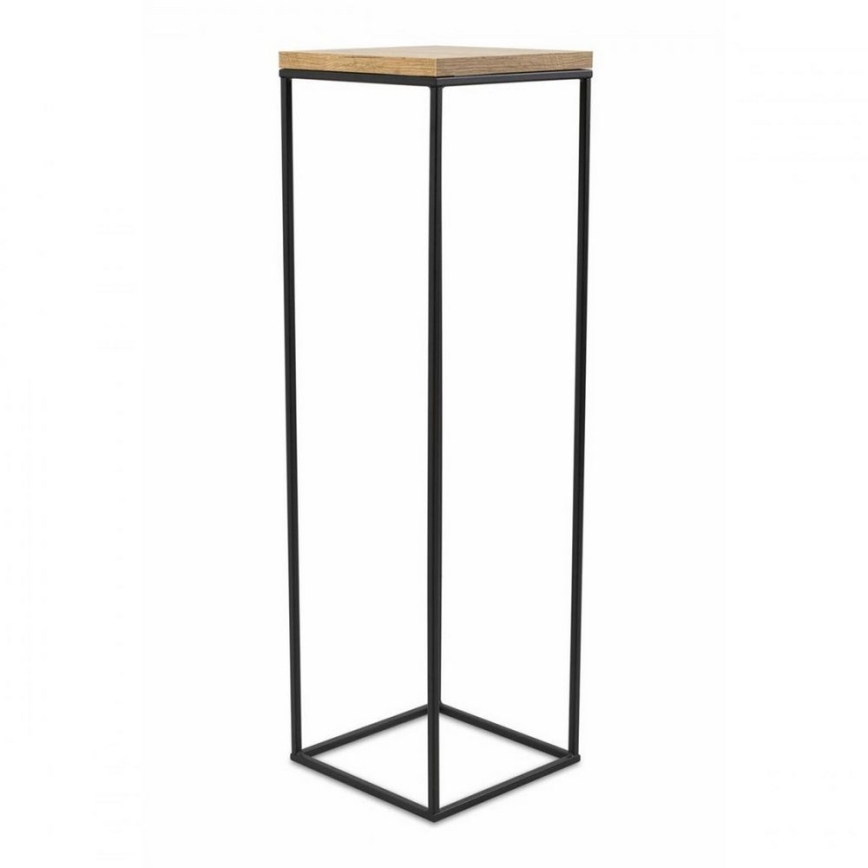 Stojan na kvety BASICLOFT 80x24 čierna/hnedá