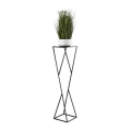 Stojan na kvety LOFT 100x23,5 cm čierna