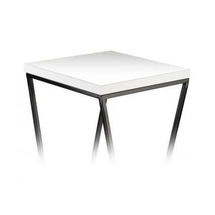Stojan na kvety LOFT 100x24 cm čierna/biela