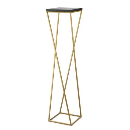 Stojan na kvety LOFT 100x24 cm zlatá/čierna