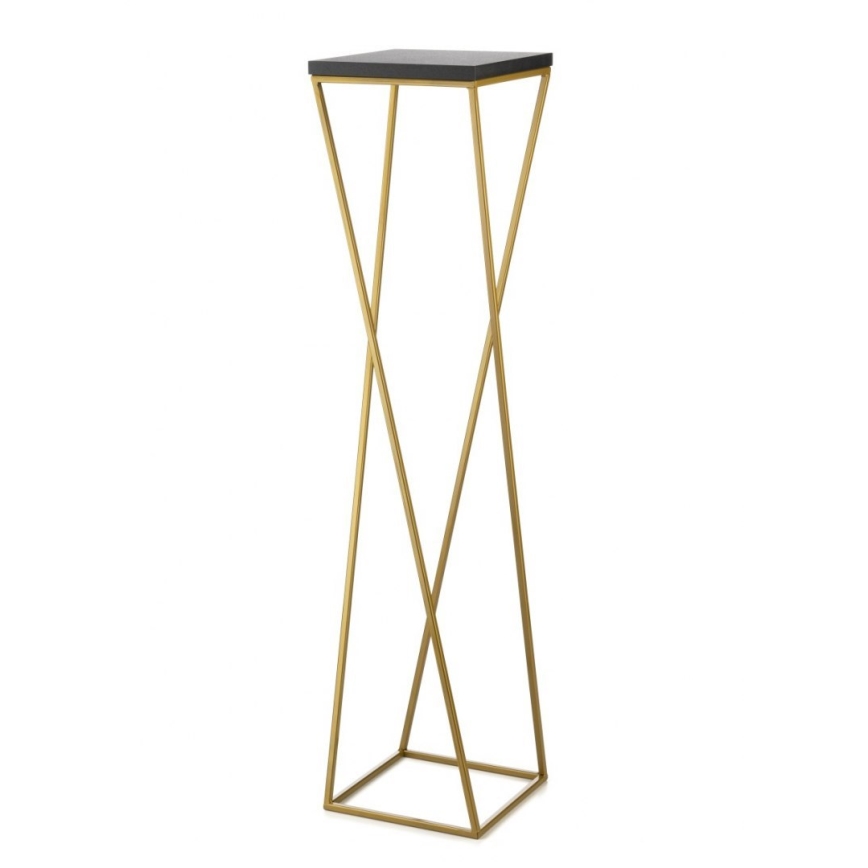 Stojan na kvety LOFT 100x24 cm zlatá/čierna