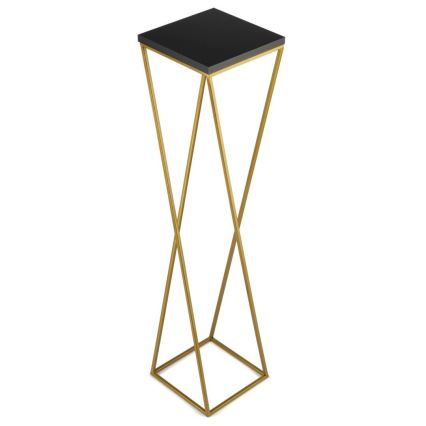 Stojan na kvety LOFT 100x24 cm zlatá/čierna
