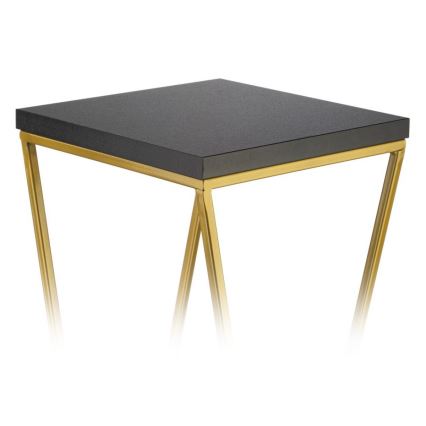 Stojan na kvety LOFT 100x24 cm zlatá/čierna