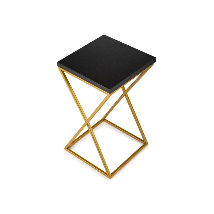 Stojan na kvety LOFT 40x24 cm zlatá/čierna