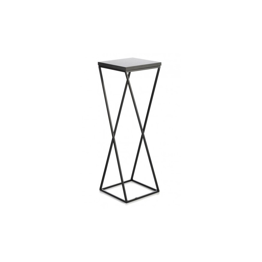 Stojan na kvety LOFT 70x24 cm čierna