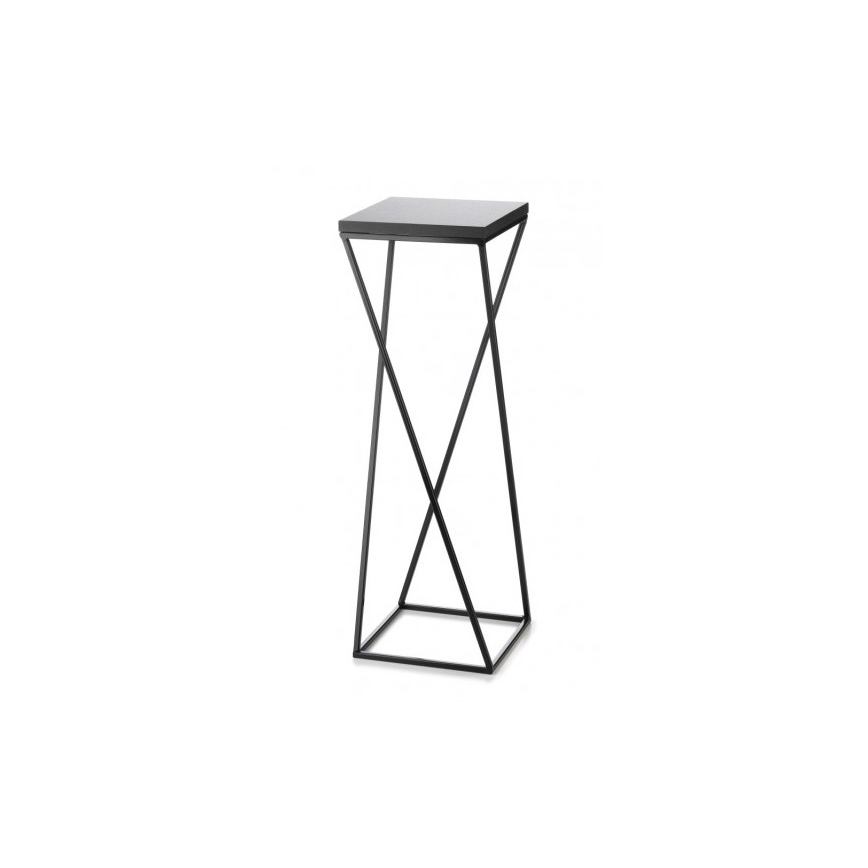 Stojan na kvety LOFT 70x24 cm čierna