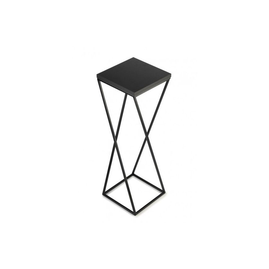 Stojan na kvety LOFT 70x24 cm čierna