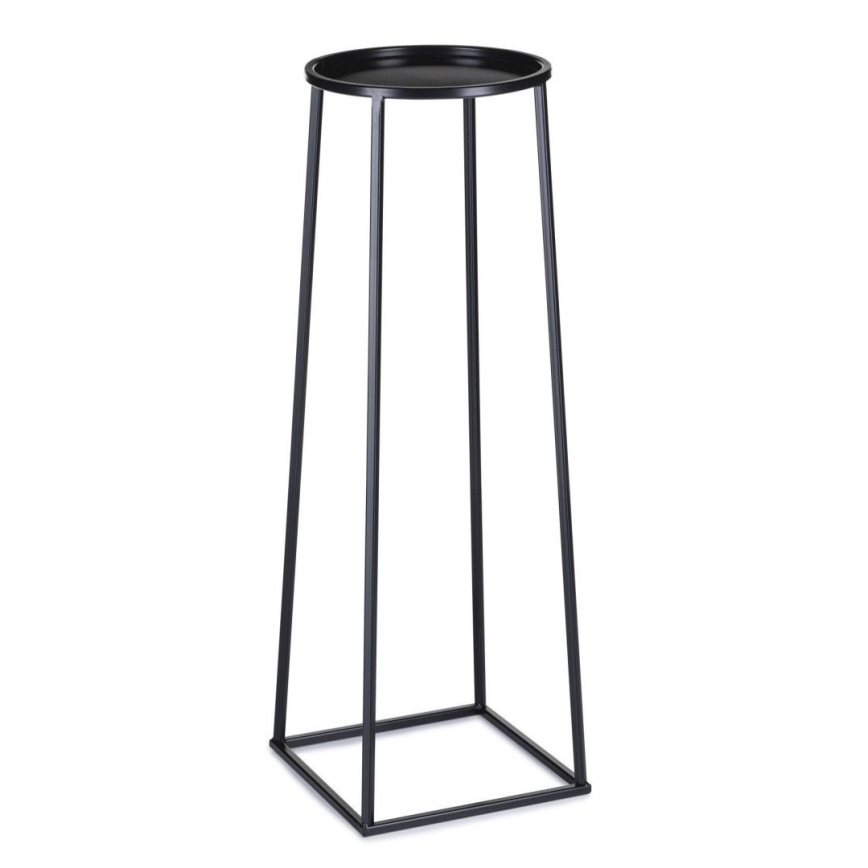 Stojan na kvety LOFT 70x24 cm čierna