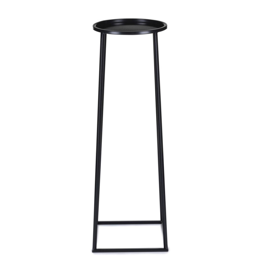 Stojan na kvety LOFT 70x24 cm čierna