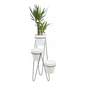 Stojan na kvety LOFT 95x45 cm čierna