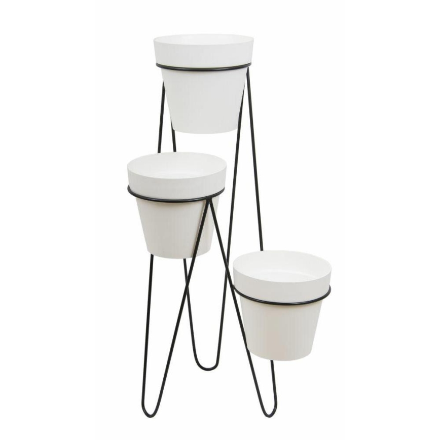 Stojan na kvety LOFT 95x45 cm čierna