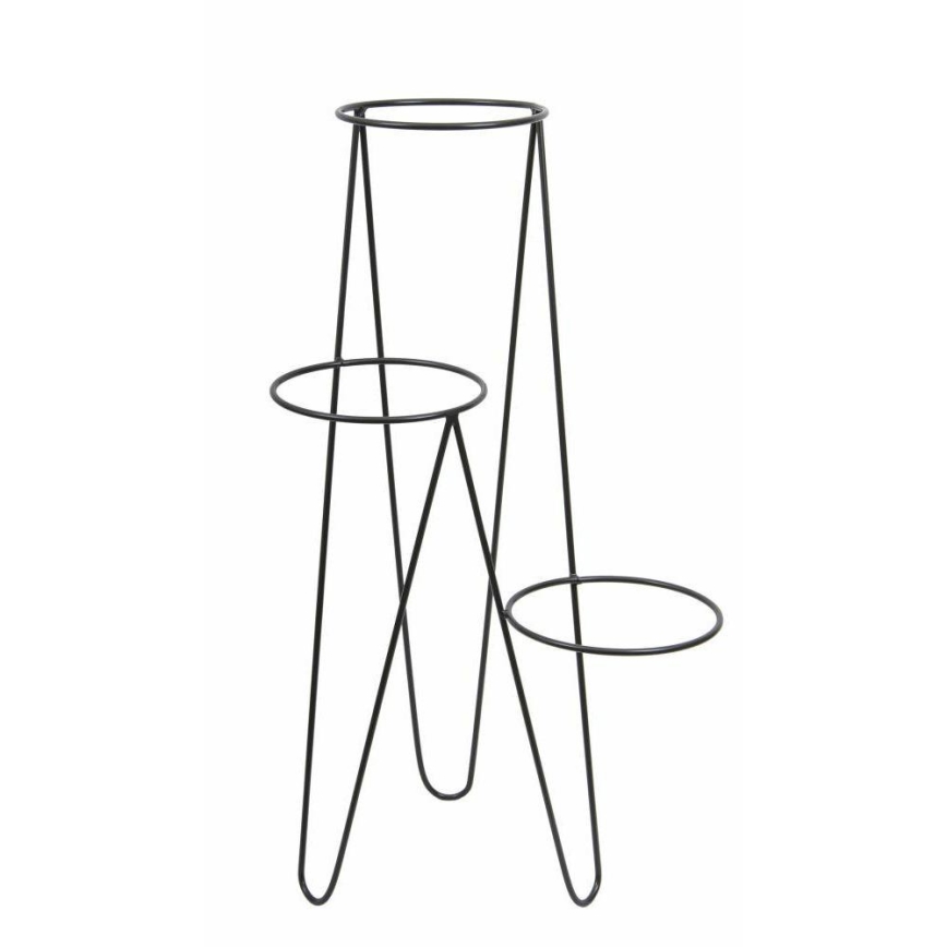 Stojan na kvety LOFT 95x45 cm čierna