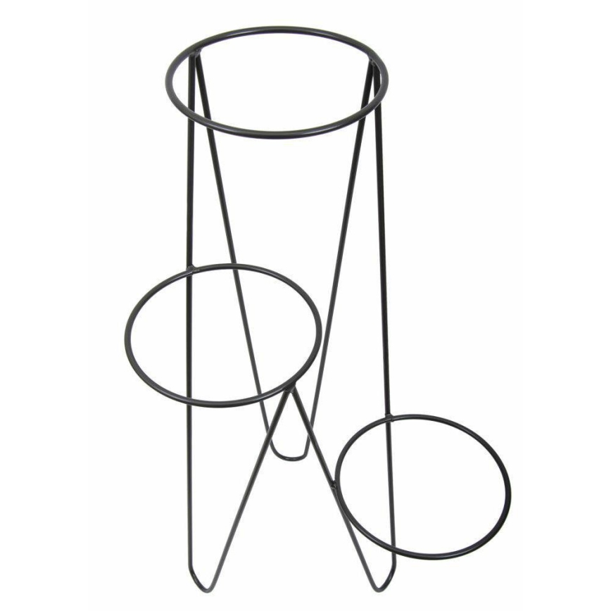 Stojan na kvety LOFT 95x45 cm čierna