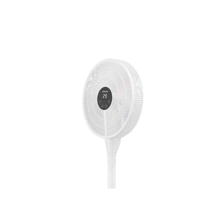 Stojanový ventilátor 25 W/230 V, 130 cm, biely, s diaľkovým ovládaním