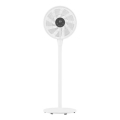 Stojanový ventilátor 25W/230V 130 cm biela + diaľkové ovládanie